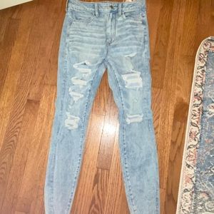 American Eagle ripped jeans